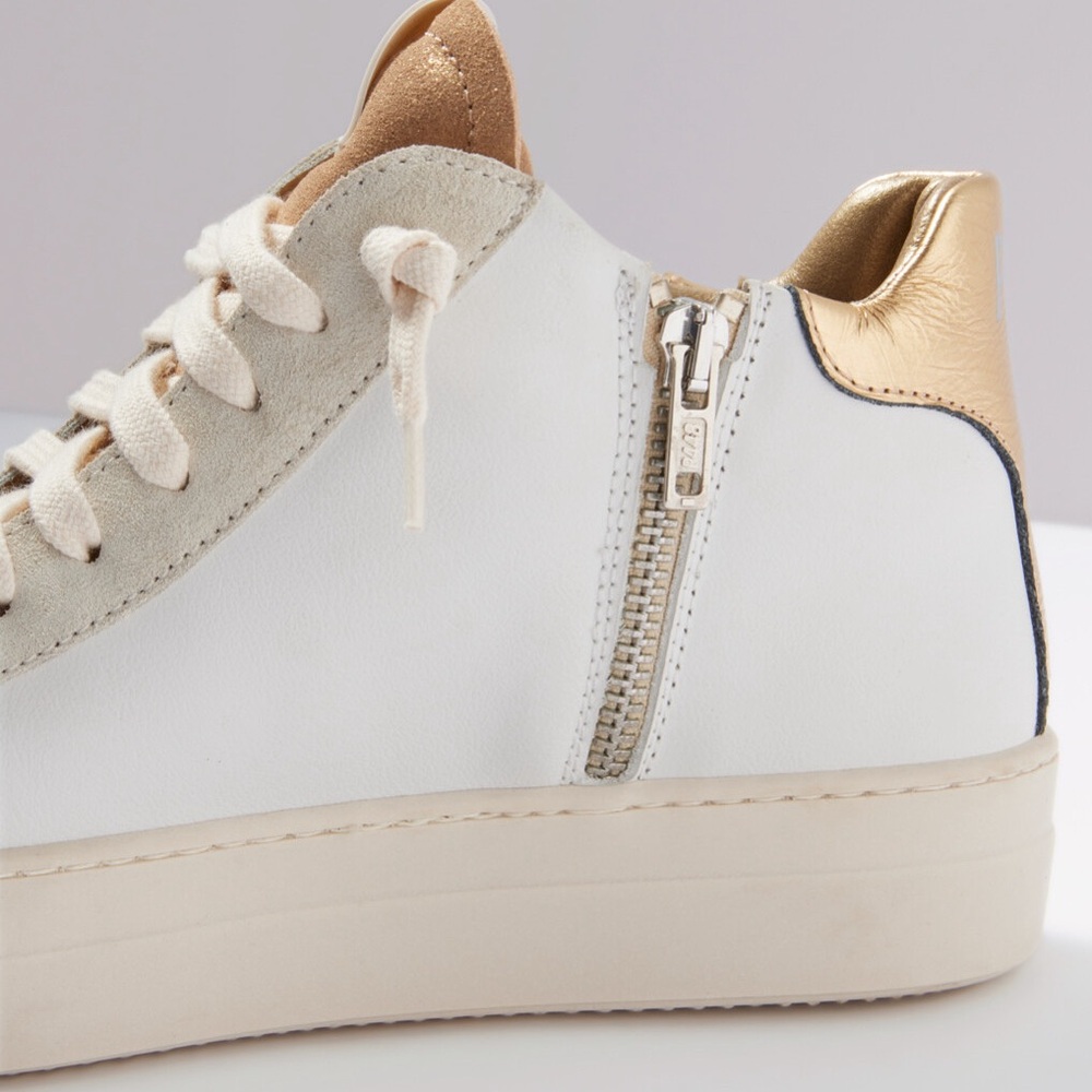 P448 Theamid Hightop Sneaker Color: Millenium/Ivory Size:EU 40 / US 9.5-10 - Picture 11 of 16
